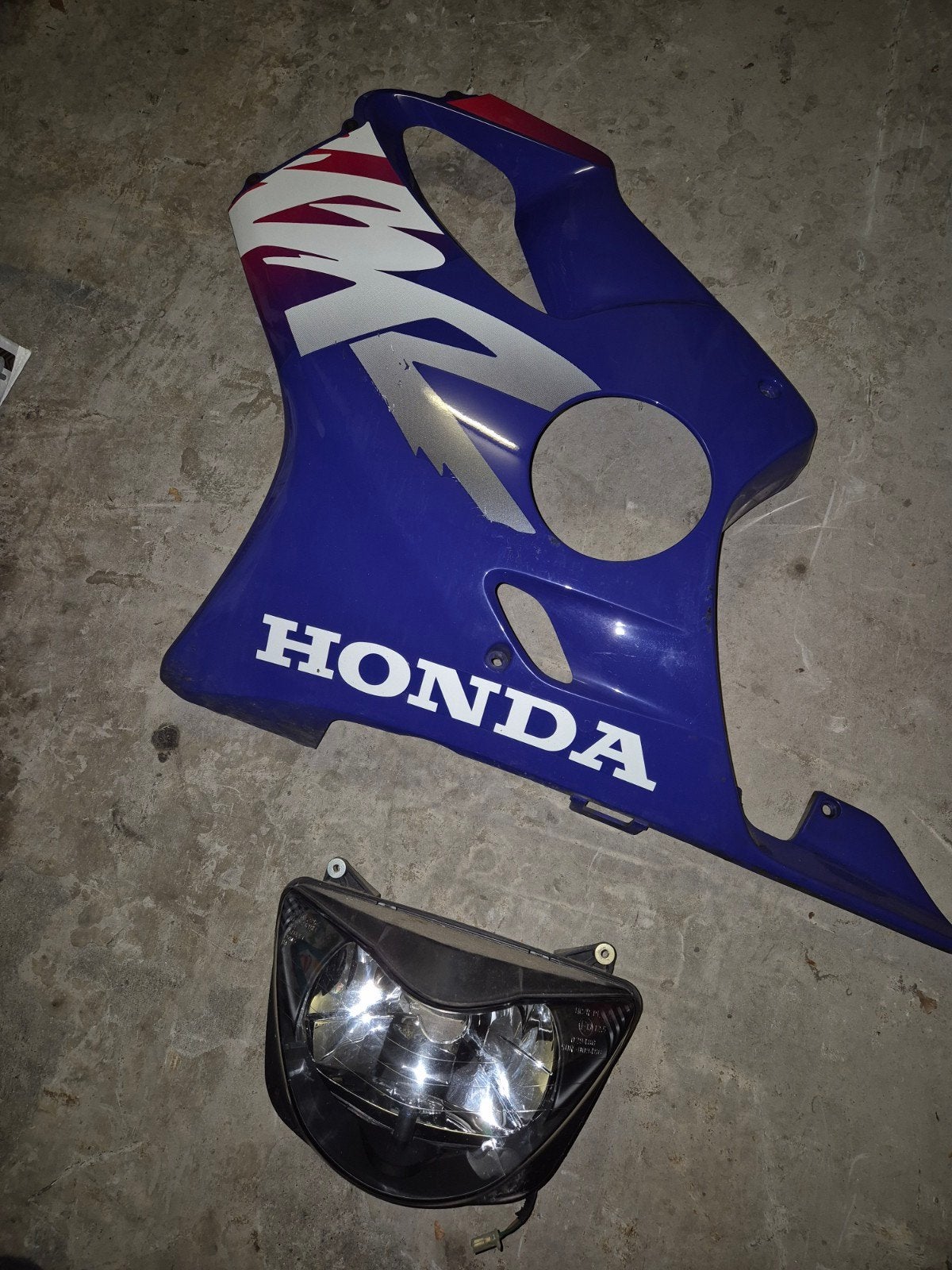 LINKER ZIJKUIP, KUIP, ZIJKAP, KOPLAMP, HONDA CBR600F, PC35, Ophalen of Verzenden, Gebruikt