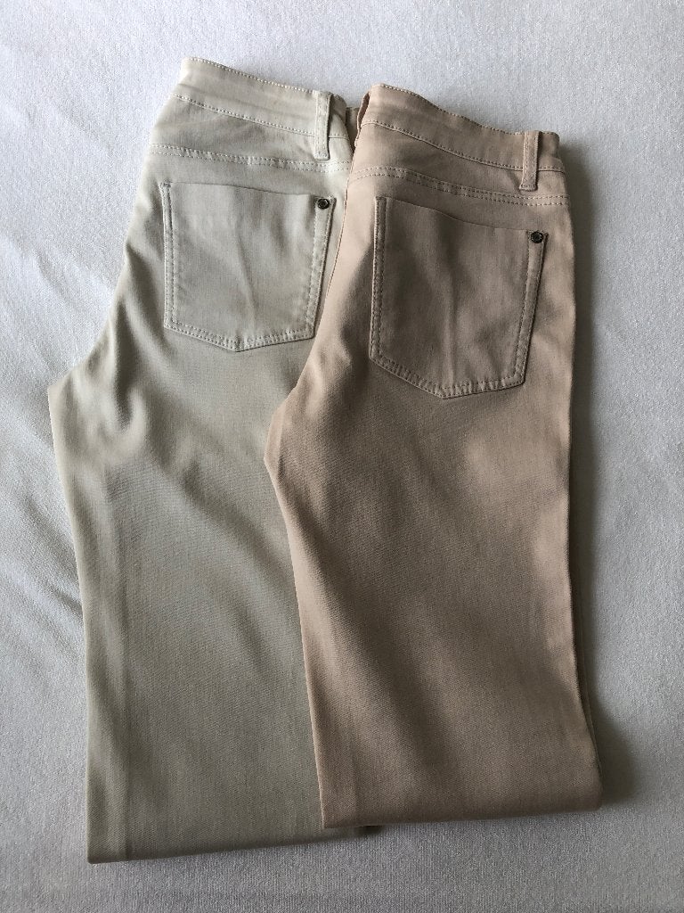 REPEAT STRETCH DAMESBROEKEN MAAT 40, Verzenden, Beige, Nieuw, Lang