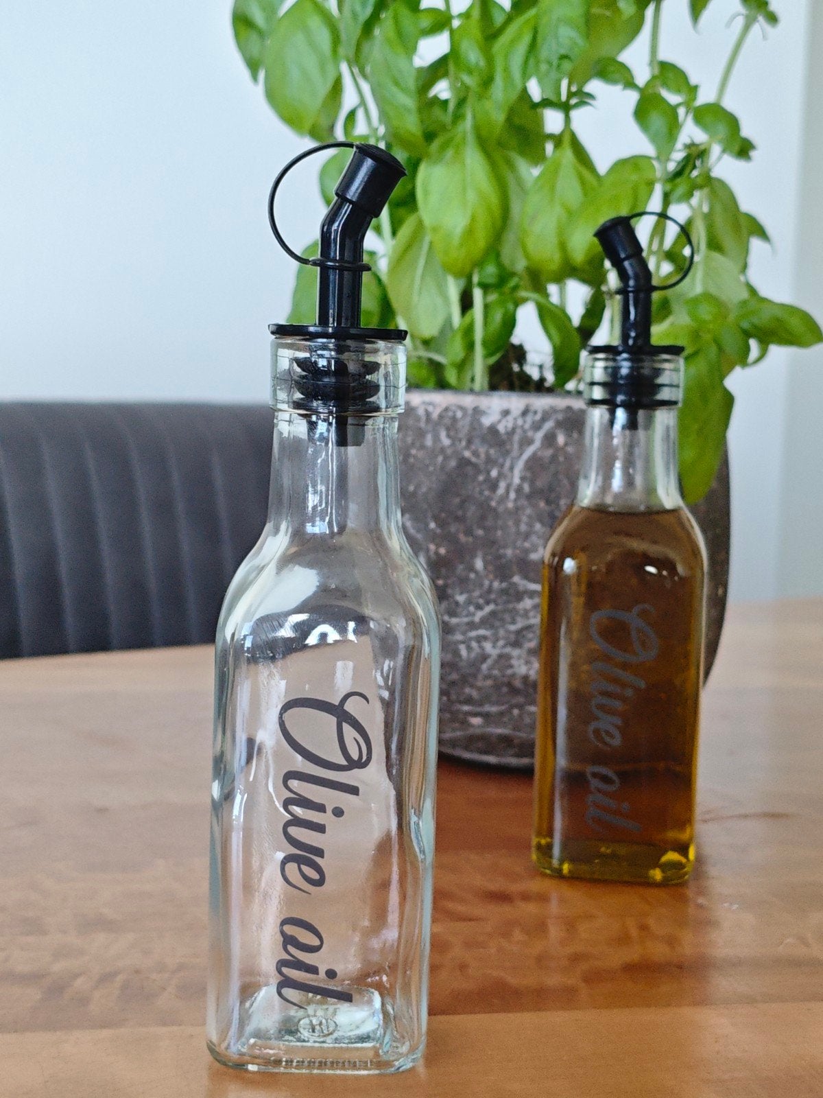 Glazen fles voor olijfolie, Ophalen of Verzenden, Nieuw