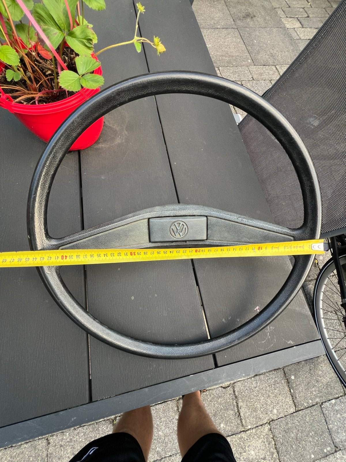 Gebruikt stuur 45 cm voor Volkswagen Bus T3, Auto-onderdelen, Ophalen, Gebruikt, Volkswagen