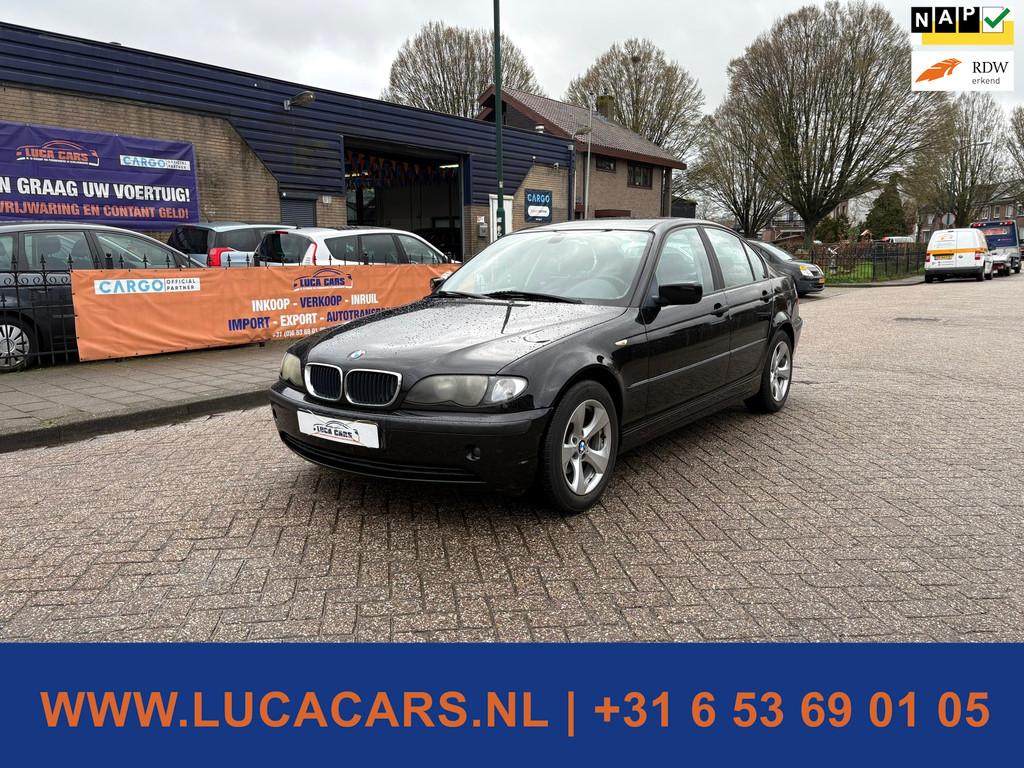 BMW 3-serie 316i Black&Silver II NIEUWE APK!, Auto's, BMW, Achterwielaandrijving, 4 cilinders, Zwart, Bedrijf