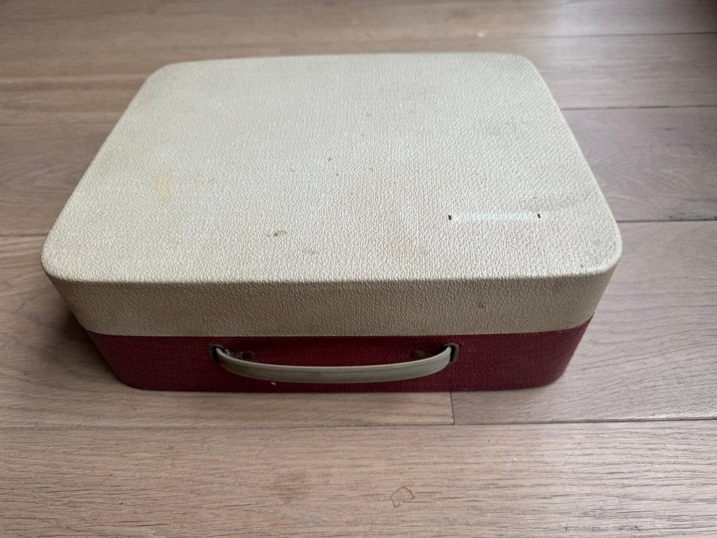 Vintage Philips AG 2356 Koffergrammofoon (ca. 1961), Ophalen of Verzenden, Gebruikt, Platenspeler, Philips