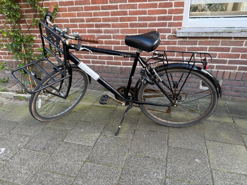 Viking Westminster 26 Inch Zwart Jongensfiets, Ophalen of Verzenden, Gebruikt, 26 inch of meer, Versnellingen