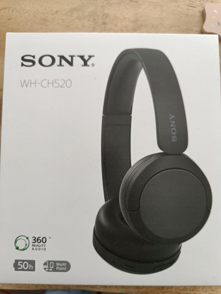 Sony WH-CH520 - nieuw, Audio, Tv en Foto, Koptelefoons, Nieuw, Draadloos, Sony, Op oor (supra aural)