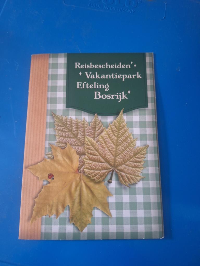Reisbescheiden Vakantiepark Efteling Bosrijk, Verzamelen, Efteling, Ophalen of Verzenden