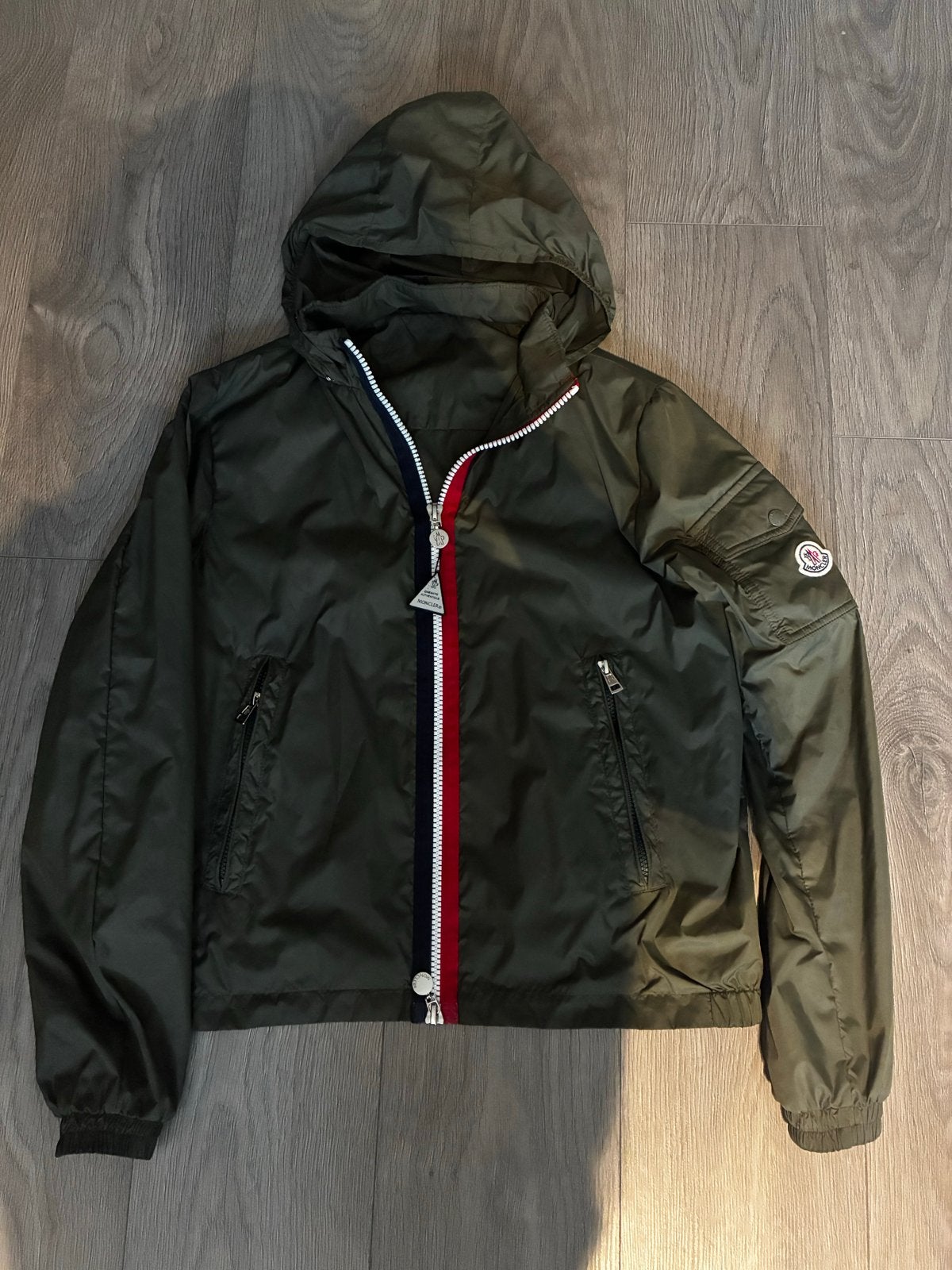 Moncler Windjack Heren - Groen (Maat S/M), Ophalen of Verzenden, Zo goed als nieuw, Maat 48/50 (M), Groen