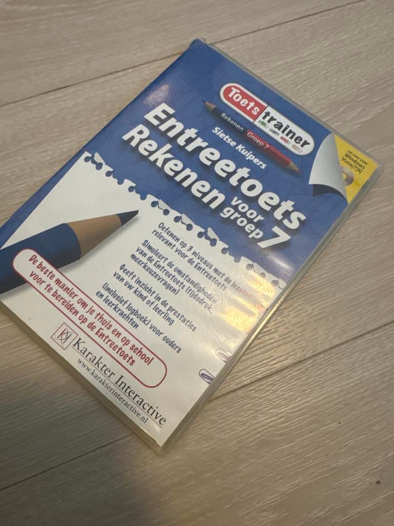 Toetstrainer Entreetoets Rekenen Groep 7, Boeken, Schoolboeken, Zo goed als nieuw, Overige vakken, Overige niveaus, Ophalen of Verzenden
