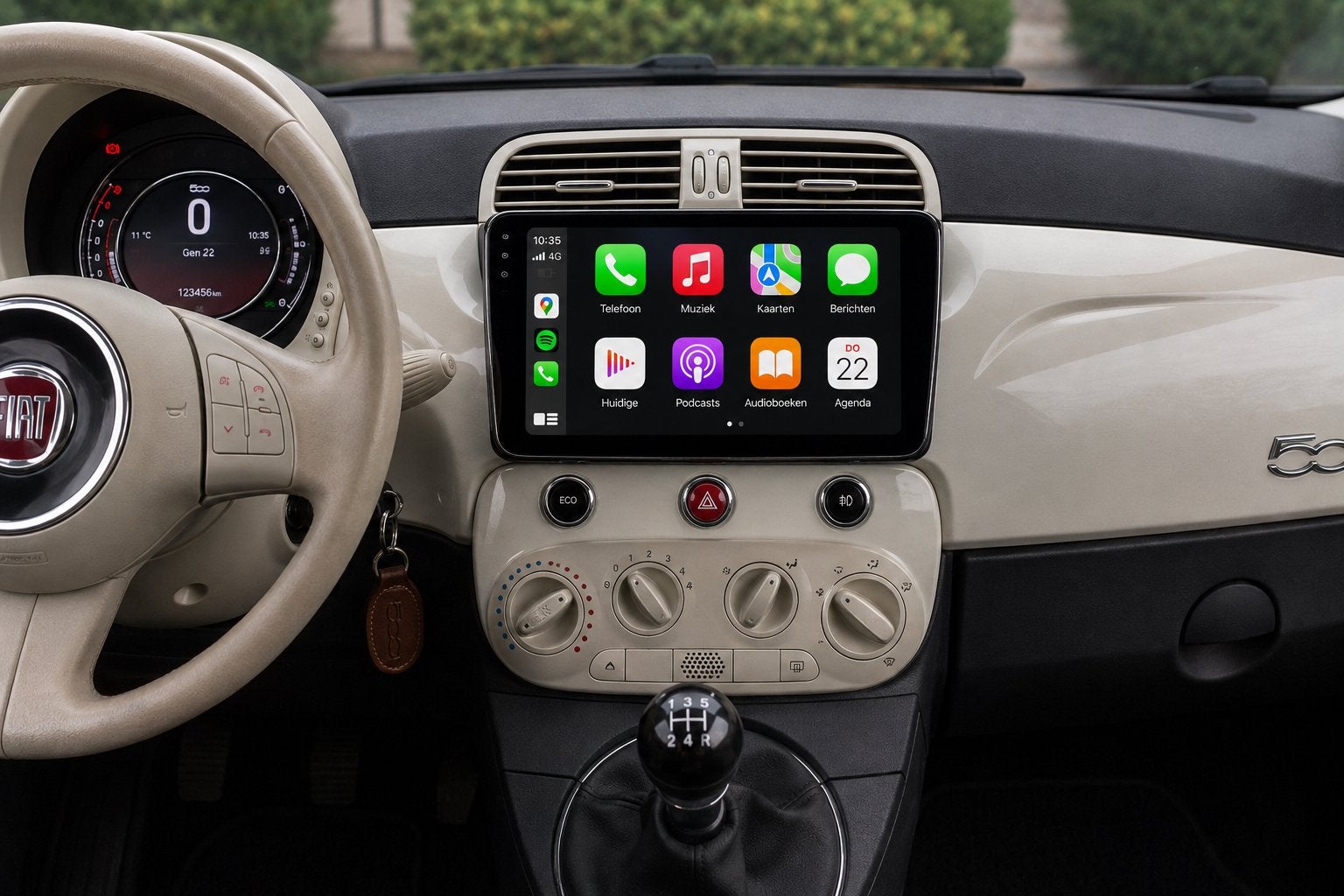 Fiat 500 Panda Punto Tipo Ducato CarPlay Android Auto, Ophalen, Nieuw