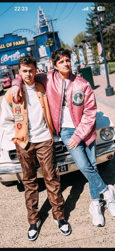 Bomber Jas scotch and soda videoclip Flemming, Maat 52/54 (L), Verzenden, Nieuw, Roze