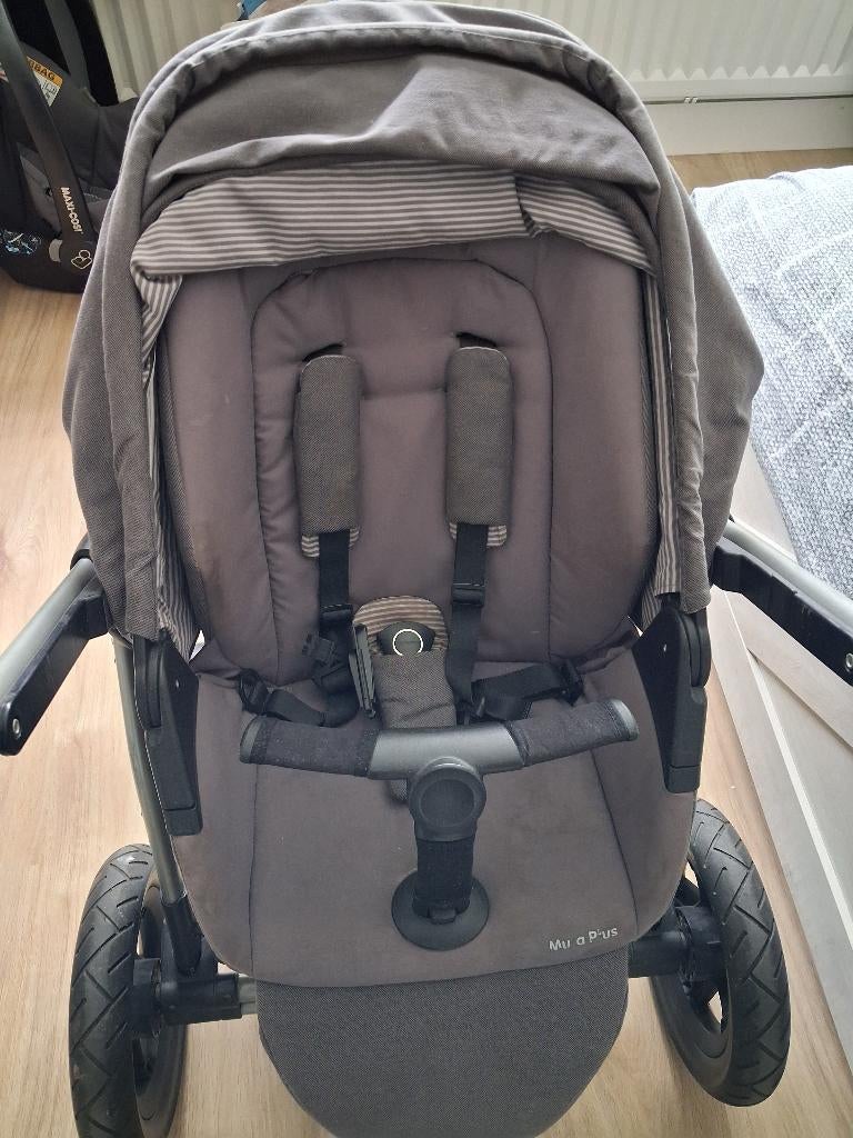 Kinderwagen maxi cosi 3 in 1., Gebruikt, Verstelbare duwstang, Ophalen, Kinderwagen