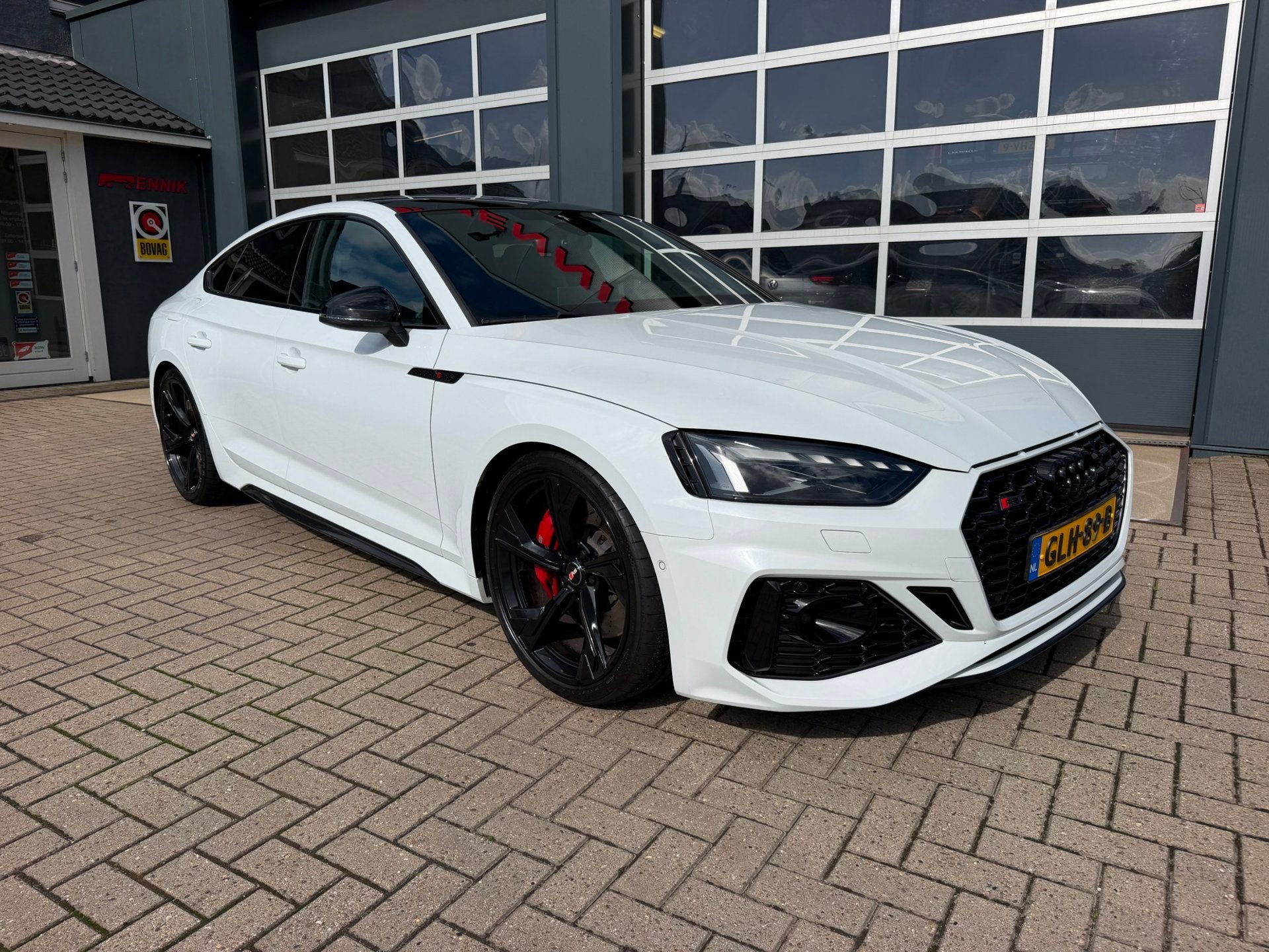 Audi RS5 Sportback 2.9 TFSI quattro Edition 25 / RS Dynamic, Auto's, Dealer onderhouden, Gebruikt, RS5, Wit