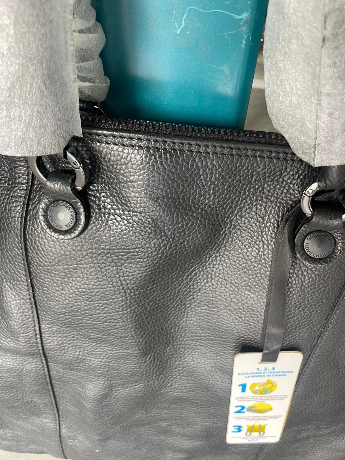 Leren tas van het merk Gabs, nieuw., Sieraden, Tassen en Uiterlijk, Tassen | Damestassen, Ophalen of Verzenden, Nieuw, Zwart, Schoudertasje