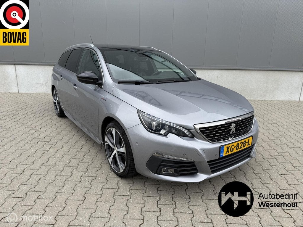 Peugeot 308 SW 1.2 PureTech GT-line|AUTOMAAT|MASSAGESTO|PANO, Gebruikt, Euro 6, 1199 cc, Automatische klimaatregeling