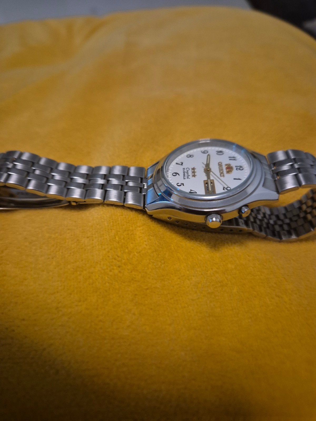 Orient Crystal 21 Jewels Automatisch Horloge Nieuw, Sieraden, Tassen en Uiterlijk, Horloges | Dames, Overige merken, Staal, Gebruikt