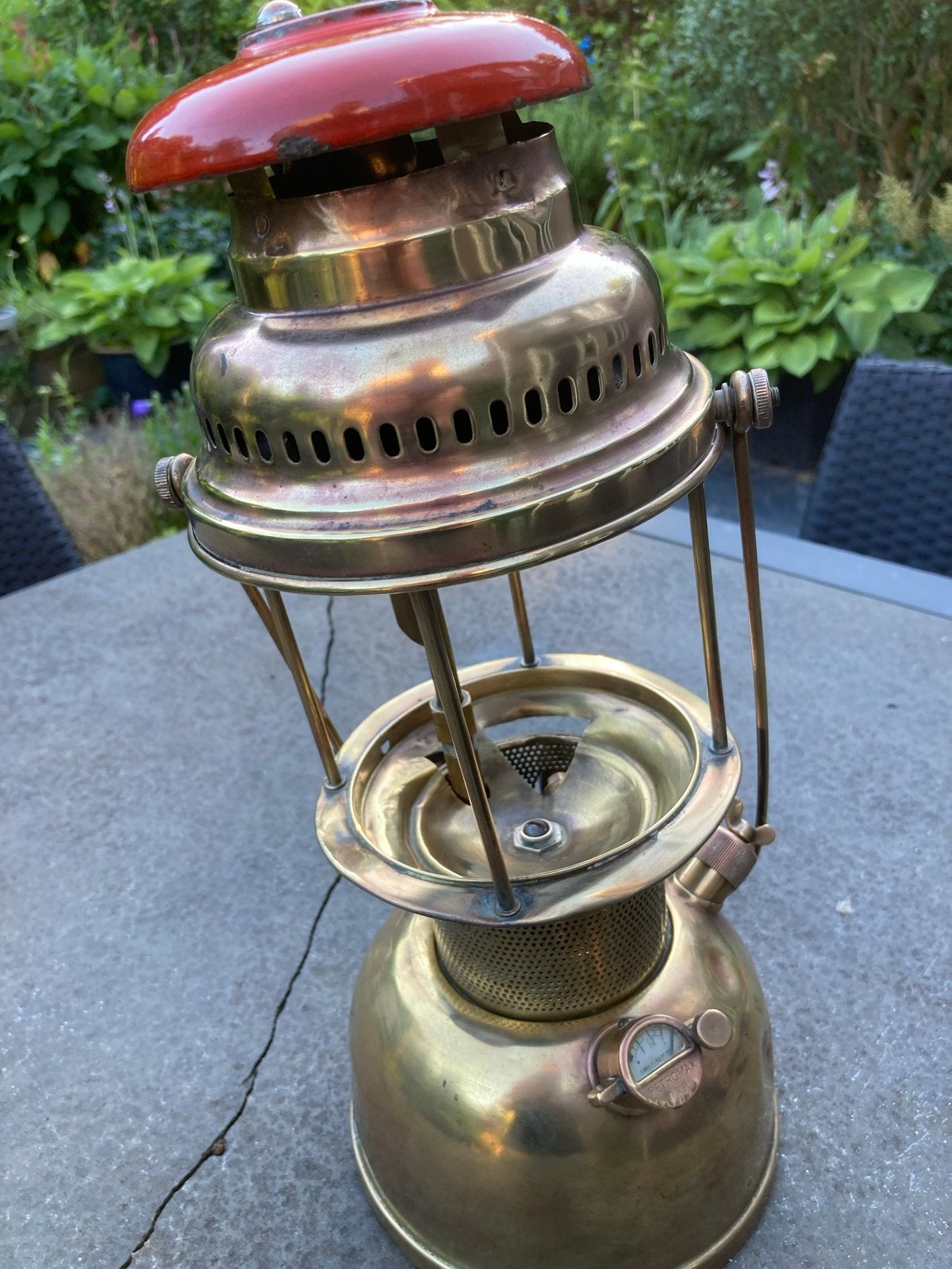 Zeldzame druklamp Petromax Rapid D.R.P. Petroleumlamp, Antiek en Kunst, Ophalen of Verzenden