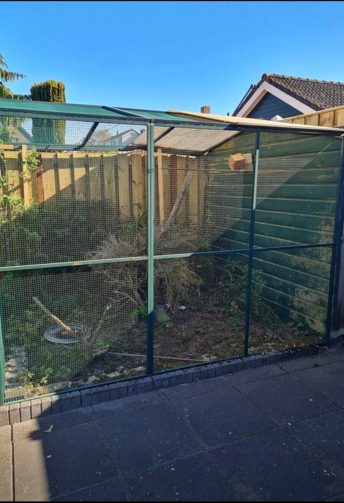 Vogel ren, Dieren en Toebehoren, Ophalen, Gebruikt, Aluminium, Volière