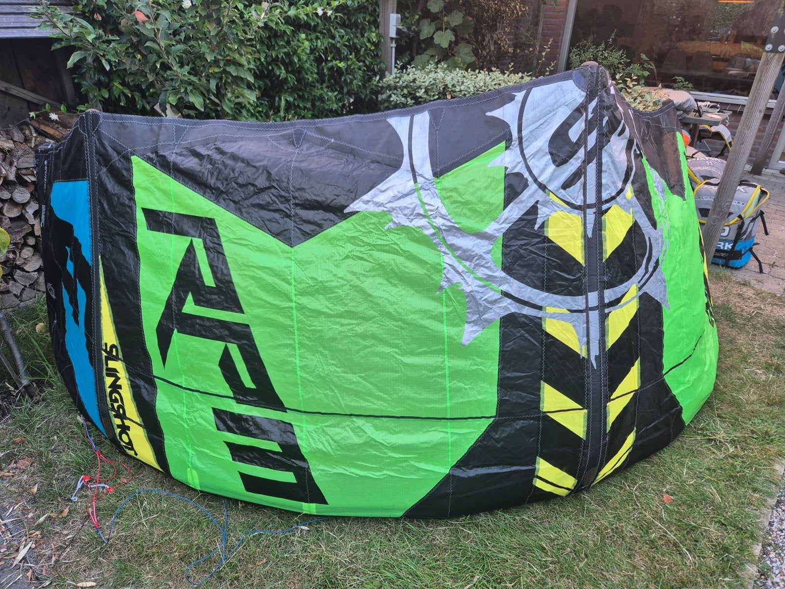 Slingshot RPM Kite met Bar - 6m², Watersport en Boten, Kitesurfen, Gebruikt, Bar, Geen board, Ophalen of Verzenden