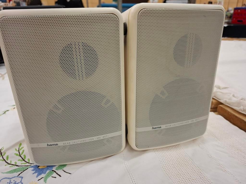 Hama Surround Rear Luidsprekers - Wit (Set van 2), Audio, Tv en Foto, Luidsprekers, Ophalen