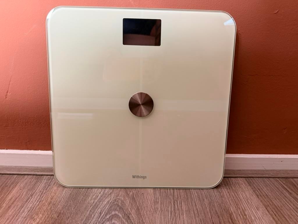 Withings Smart Weegschaal, BMI, Gewicht etc, Goede Staat, 1 tot 500 gram, 100 kg of meer, Ophalen of Verzenden, Zo goed als nieuw
