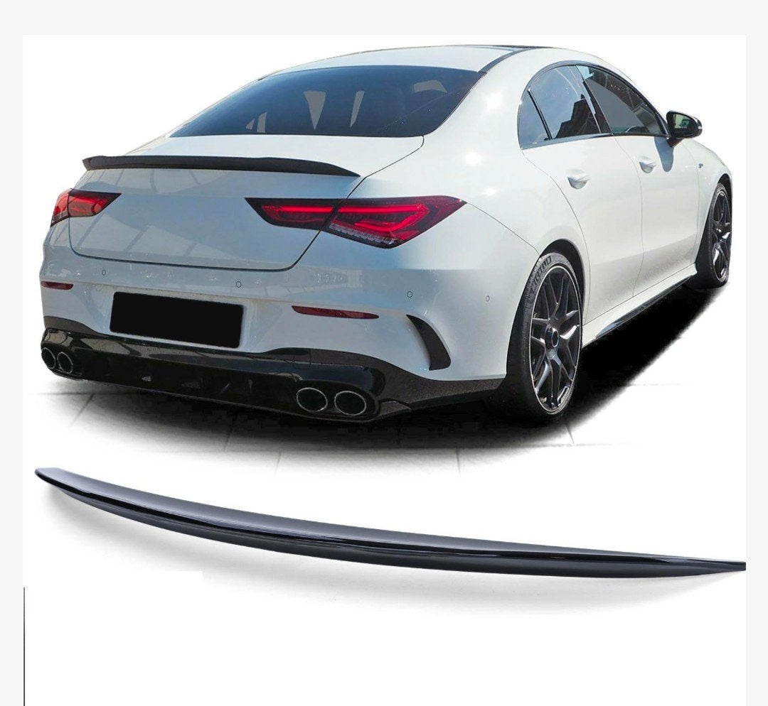 Glans Zwarte Spoiler voor Mercedes CLA W118, Auto diversen, Ophalen of Verzenden
