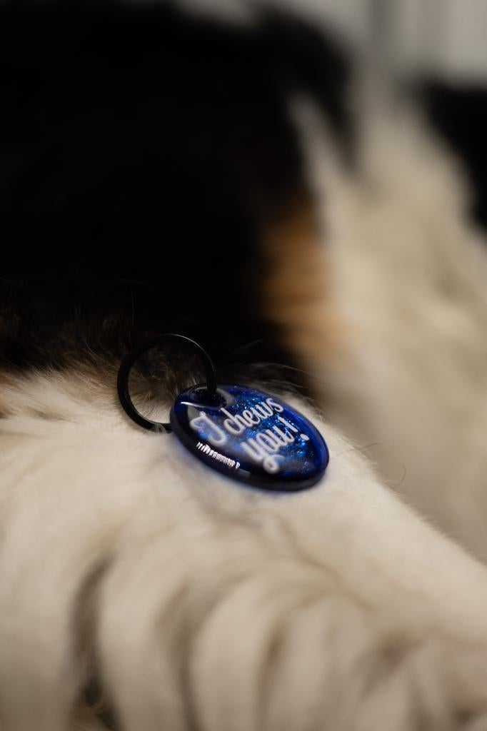 Voor schattige honden! Hondenpenning - I chews you, Waddinxveen, Mandy@cracker-jack.nl, Verzenden, Nieuw