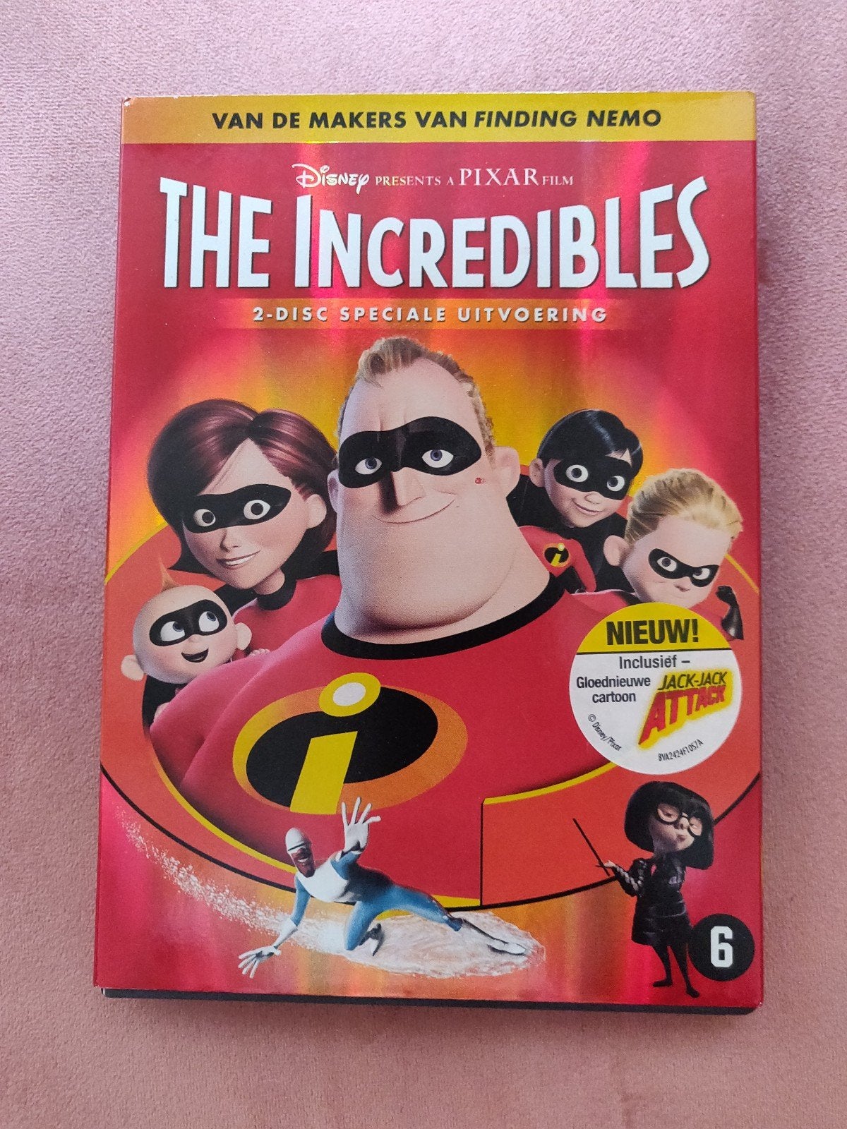 Dvd Incredibles, Alle leeftijden, Verzenden, Zo goed als nieuw, Amerikaans
