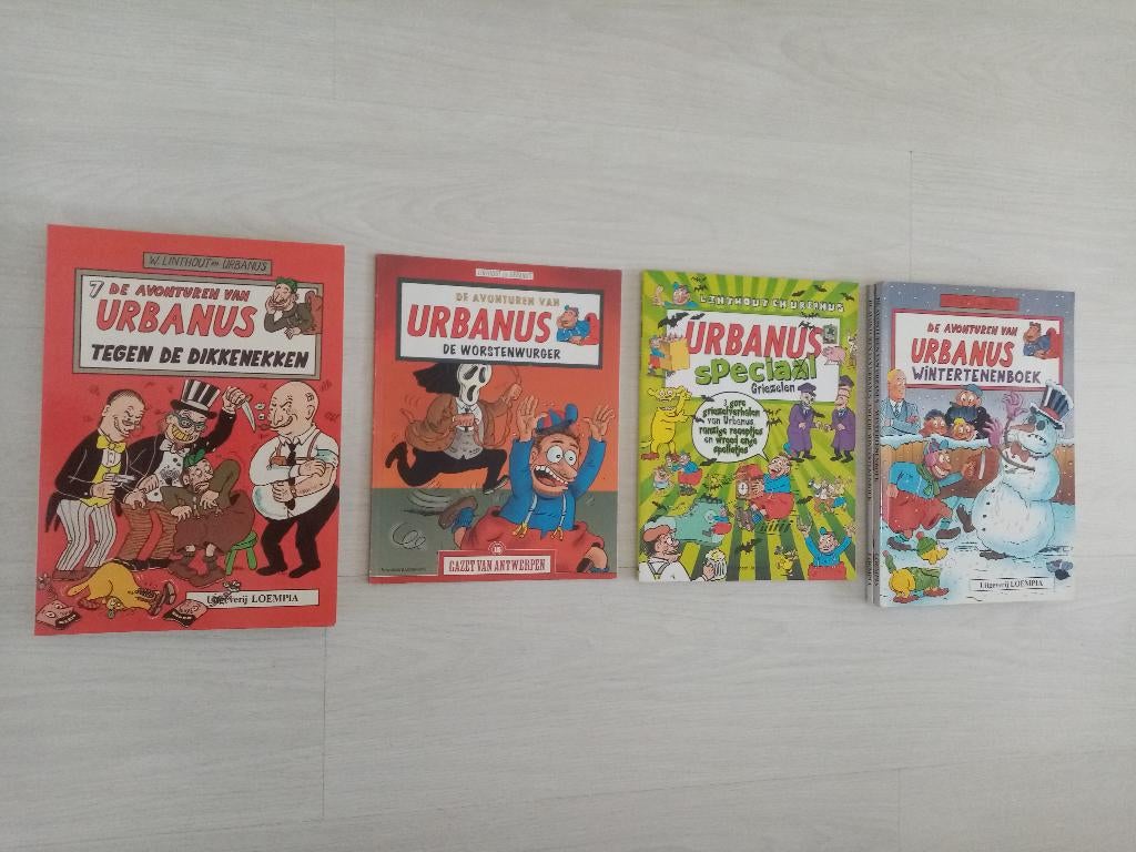 11 x Urbanus, Meerdere stripboeken, Ophalen of Verzenden, Gelezen, Willy Linthout, Urbanus