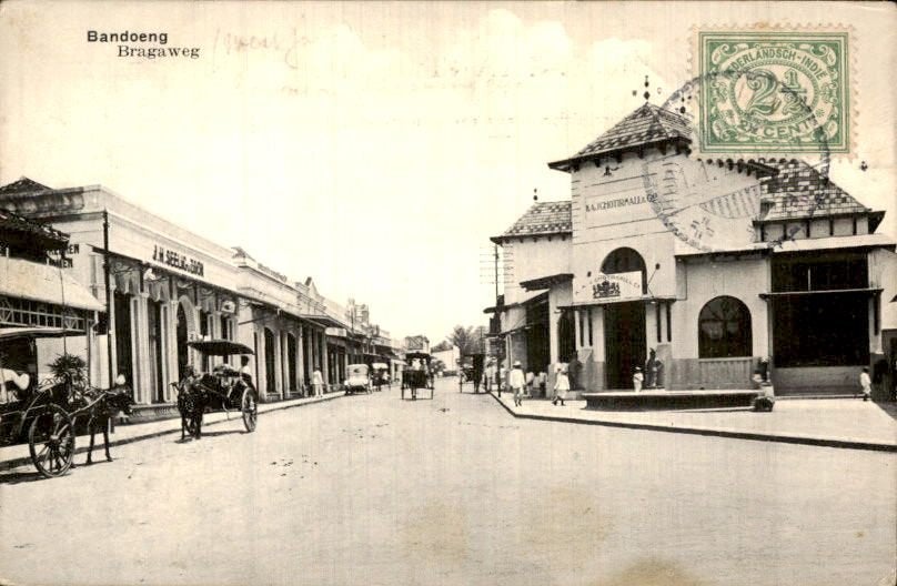 Nederlands Indië - Bandoeng - 1920, Verzamelen, Ophalen of Verzenden, Voor 1920, Gelopen, Noord-Holland