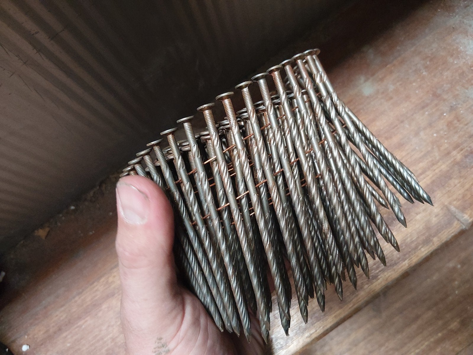 Spijkers op rol 3,1x90 schroefpatroon draadgebonden, Doe-het-zelf en Verbouw, IJzerwaren en Bevestigingsmiddelen, Ophalen of Verzenden