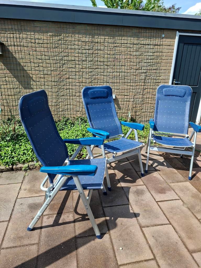 Set van 3 Westfield Outdoors campingstoelen, Caravans en Kamperen, Ophalen, Gebruikt, Campingstoel