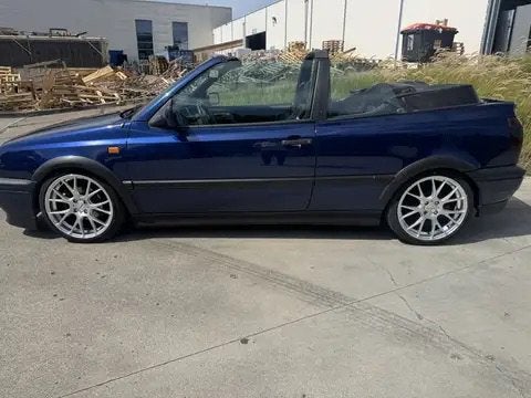 Volkswagen Golf 1.8 Cabriolet 66KW E2 1995 Blauw, Voorwielaandrijving, Stof, 4 cilinders, Cabriolet