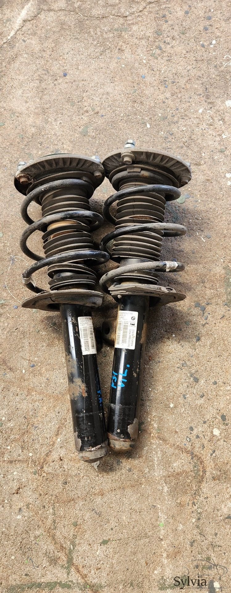 Veerpoot schokdemper set voorzijde BMW 3 serie F30 F31 Xdriv, Gebruikt, -, -, Ophalen of Verzenden