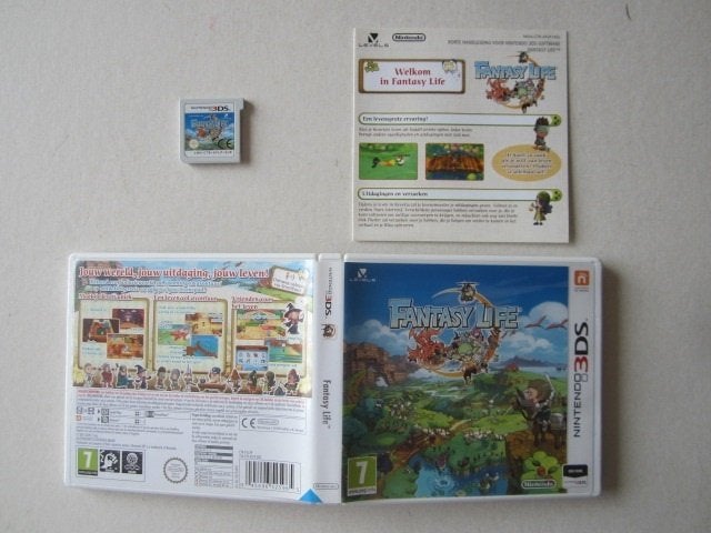 Fantasy Life Nintendo 3DS 3-ds, Spelcomputers en Games, 1 speler, Ophalen of Verzenden, Zo goed als nieuw, Role Playing Game (Rpg)