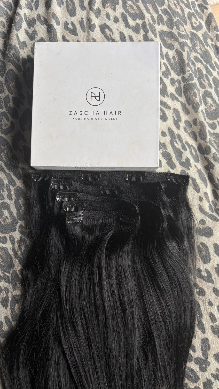 zascha hair 100% human hair clip in extensions, Sieraden, Tassen en Uiterlijk, Uiterlijk | Haarverzorging, Ophalen of Verzenden