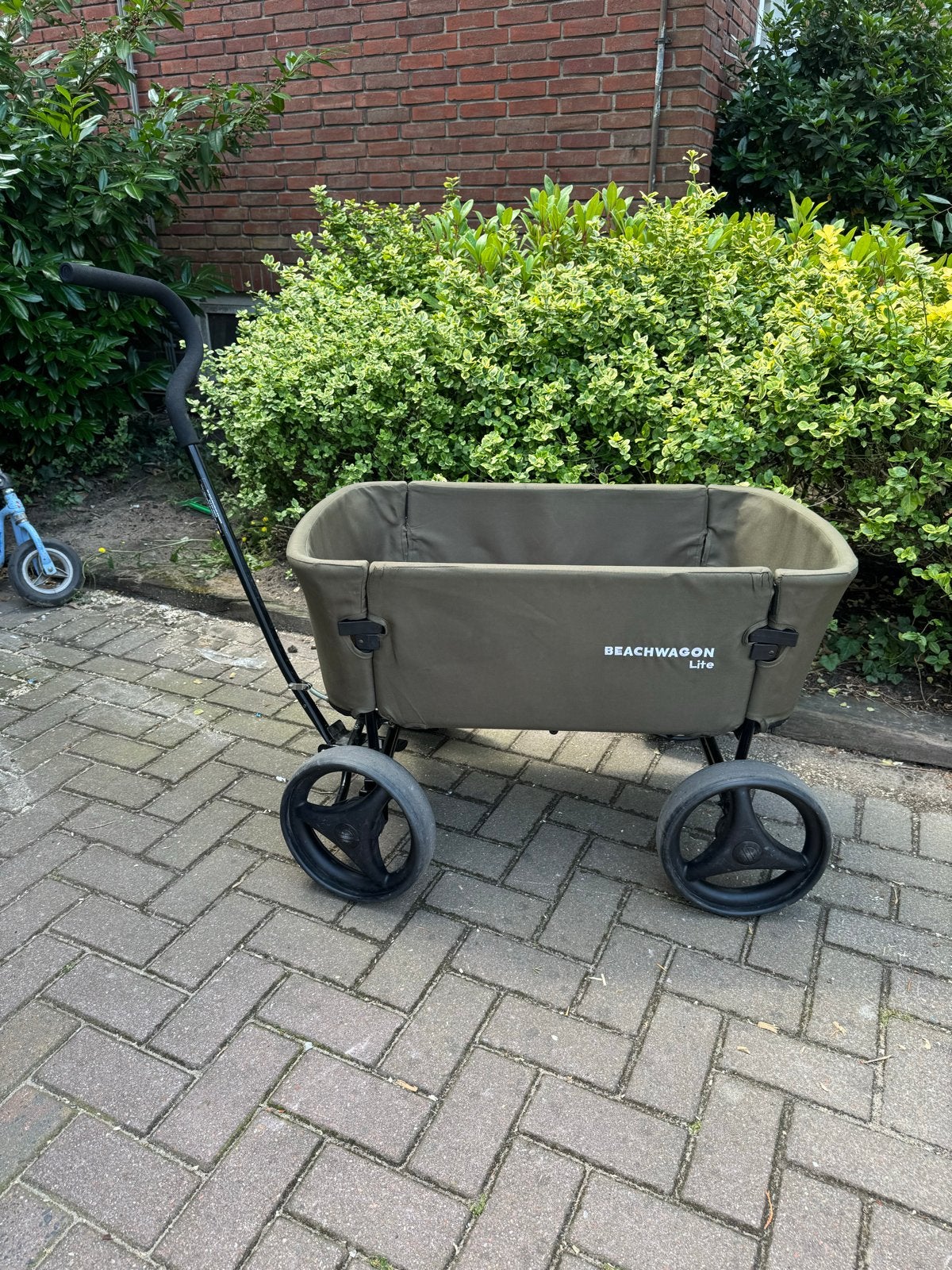 Opvouwbare Beachwagon Lite bolderkar - Olijfgroen, Ophalen, Opvouwbaar, Gebruikt