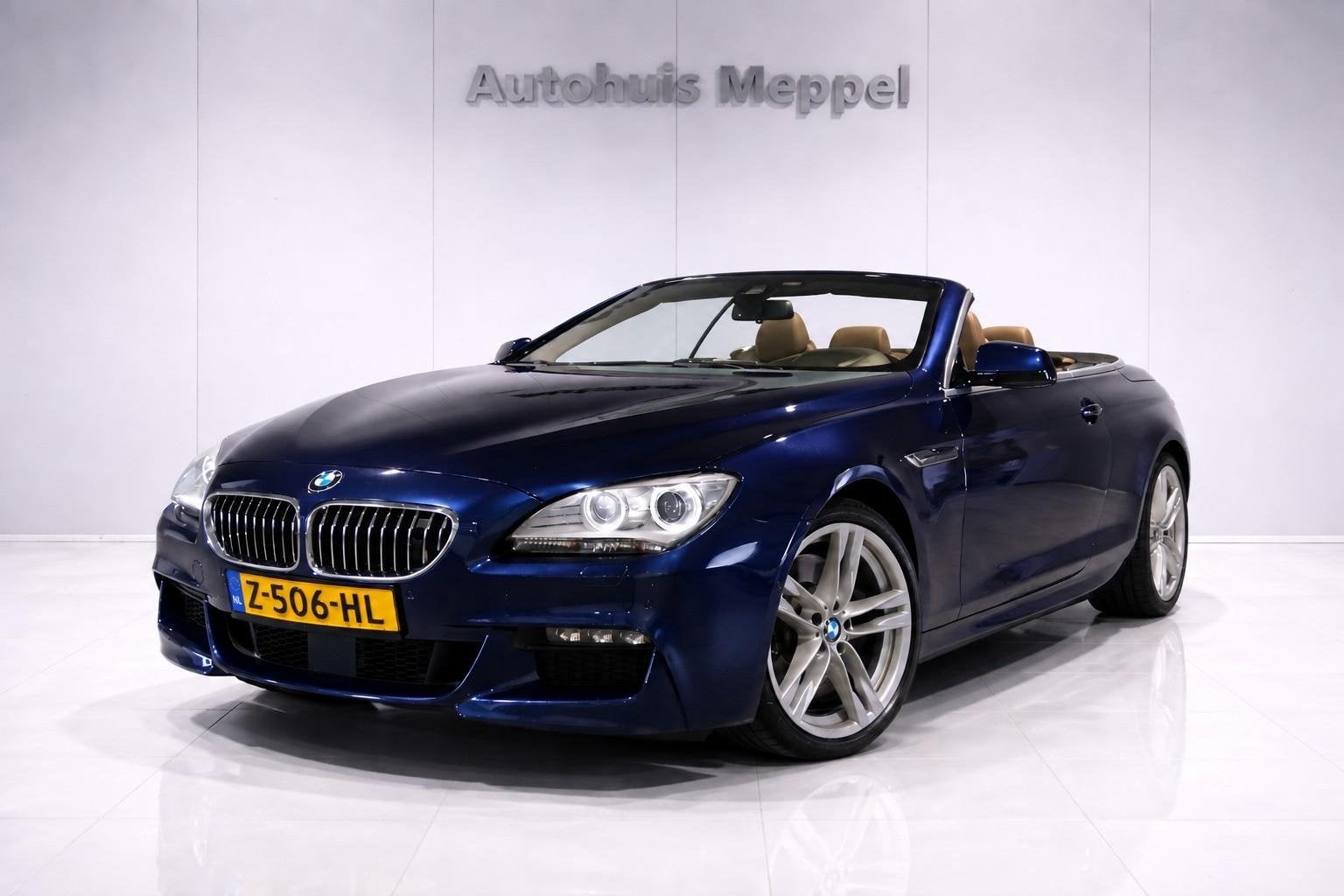 BMW 650xi M-Sport*B&OSound*Trekhaak*NightVision*HUD*PDC*LED, Auto's, Gebruikt, Cabriolet, 120 €/maand, 449 pk