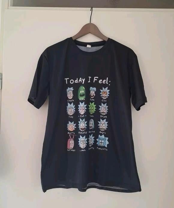 Rick & Morty t shirt L, Ophalen of Verzenden, Zo goed als nieuw