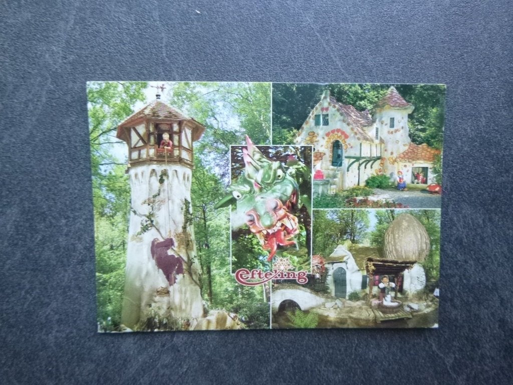 Kaatsheuvel, de Efteling, Raponsel/Hans en Grietje/Draak, Verzenden, 1980 tot heden, Gelopen, Noord-Brabant