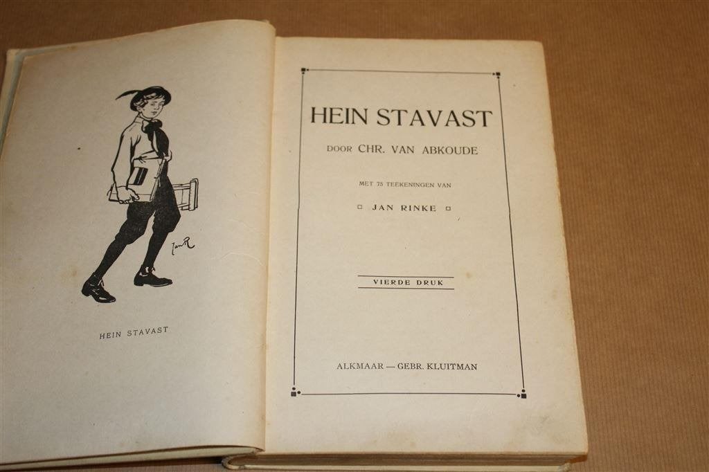 Hein Stavast. Abkoude. Kluitman 4e dr. 1919., Ophalen of Verzenden, Gelezen