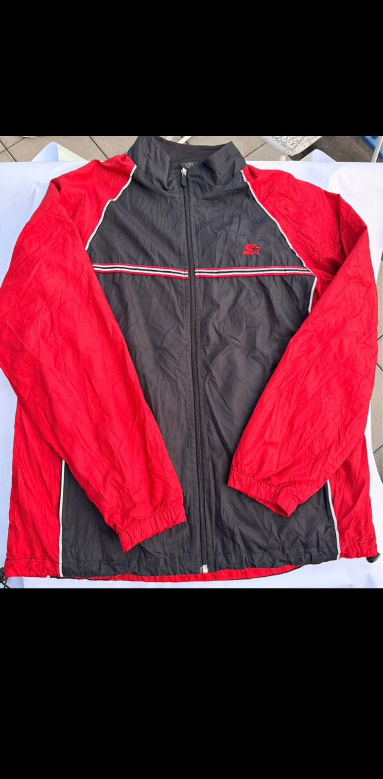 Starter windjack, Ophalen of Verzenden, Gedragen, Maat 48/50 (M), Rood
