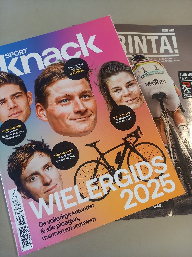 2 wielertijdschriften, Ophalen of Verzenden, Nieuw, Sport en Vrije tijd