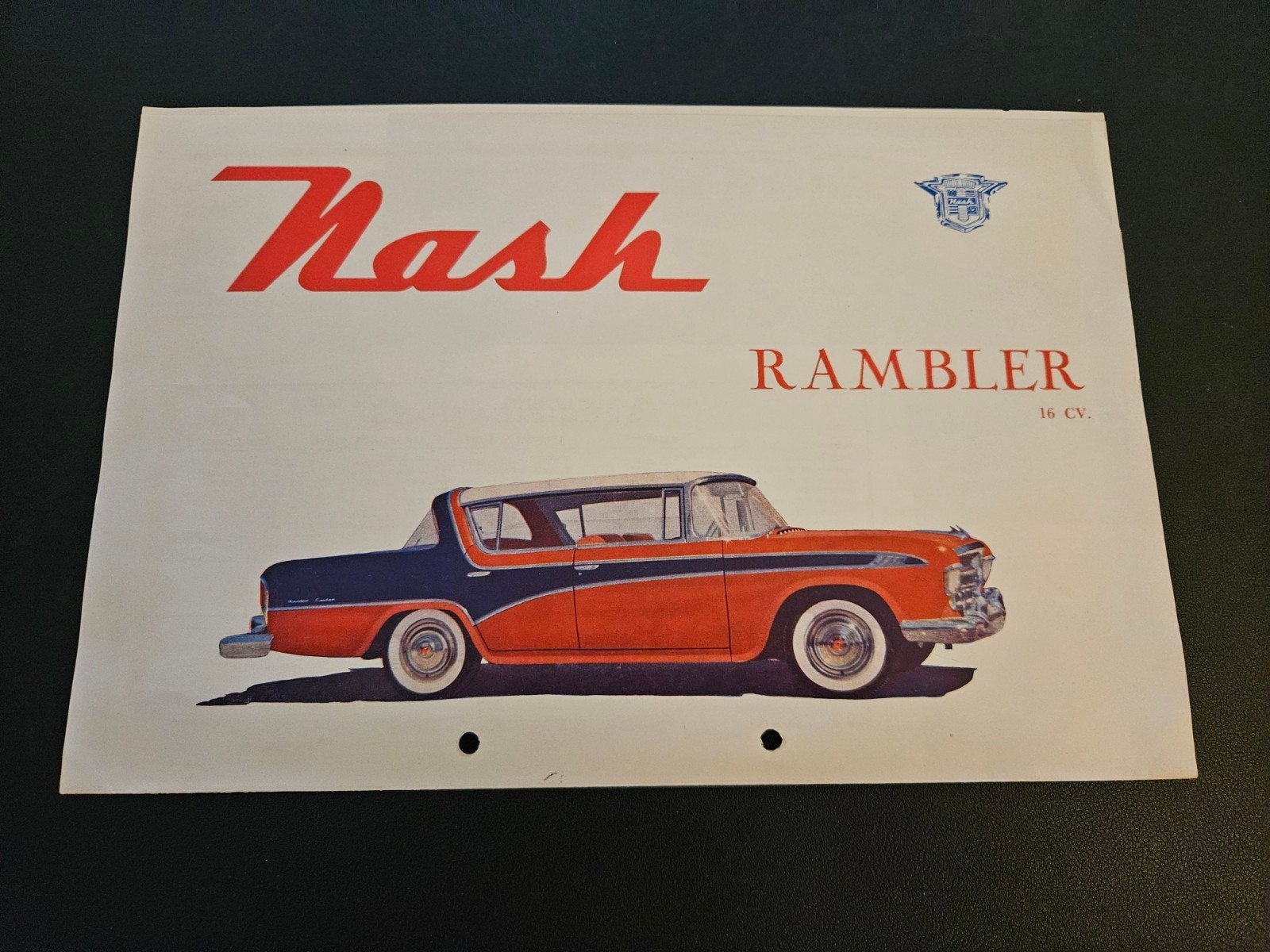 Brochure Nash 1956, Ophalen of Verzenden, Zo goed als nieuw, Overige merken