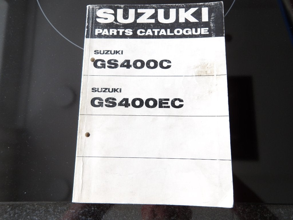 Suzuki GS400C GS400EC Onderdelen Catalogus, Motoren, Ophalen of Verzenden, Suzuki