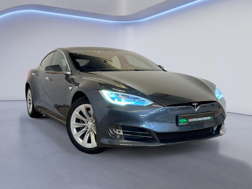 Tesla Model S 90D Base, Auto's, Automaat, Gebruikt, Zwart, 110 €/maand