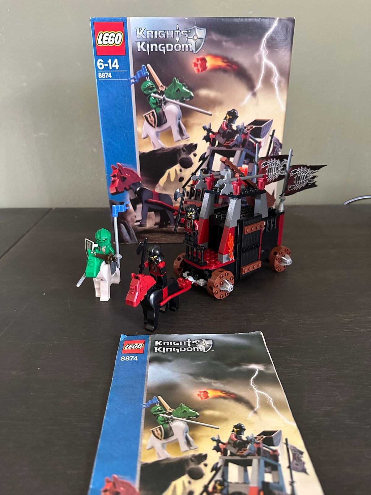 Lego Knights' Kingdom 8874: Battle Wagon - Compleet, Kinderen en Baby's, Gebruikt, Lego, Ophalen of Verzenden, Compleet