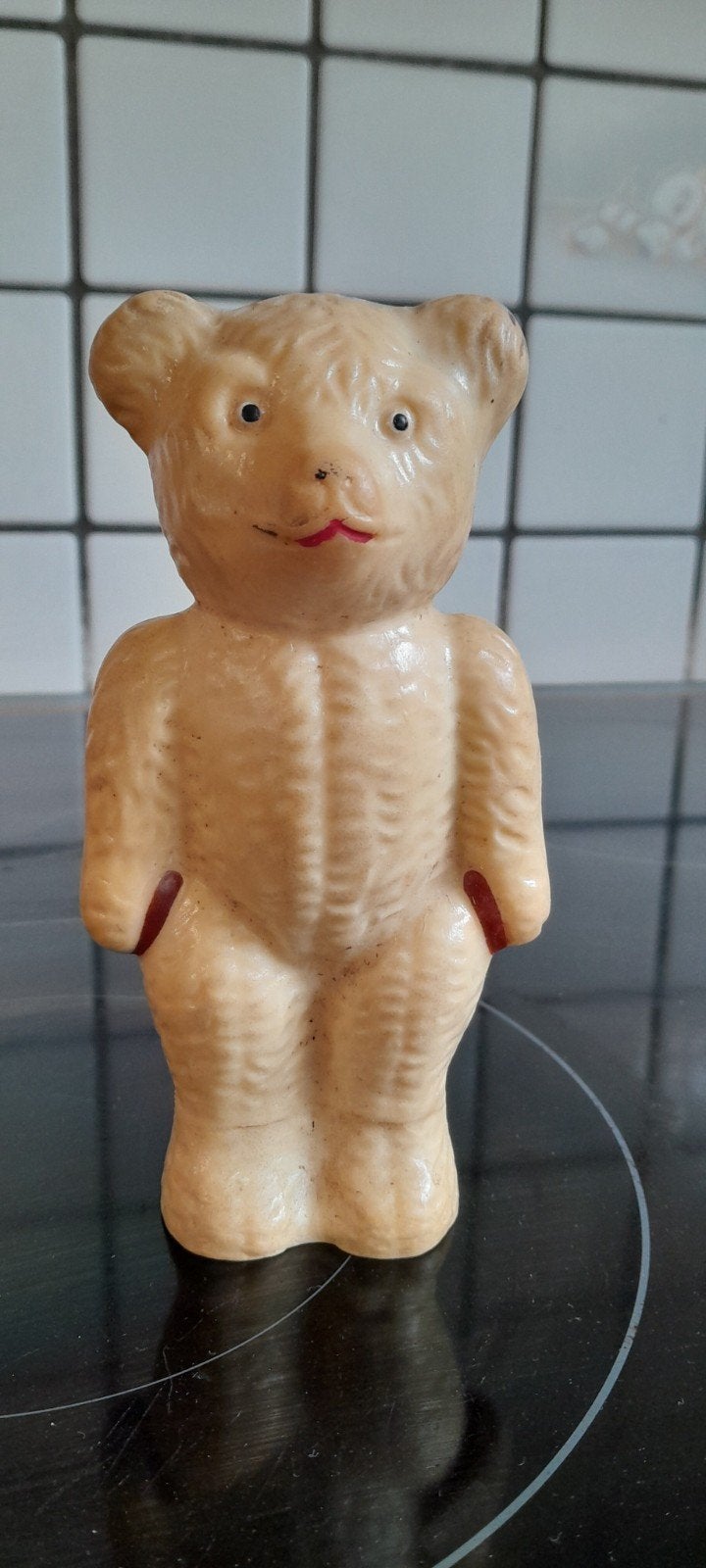 Pieppoppetje IJsbeer Oost Duitsland, Verzamelen, Ophalen of Verzenden, Gebruikt, Stoffen beer, Overige merken