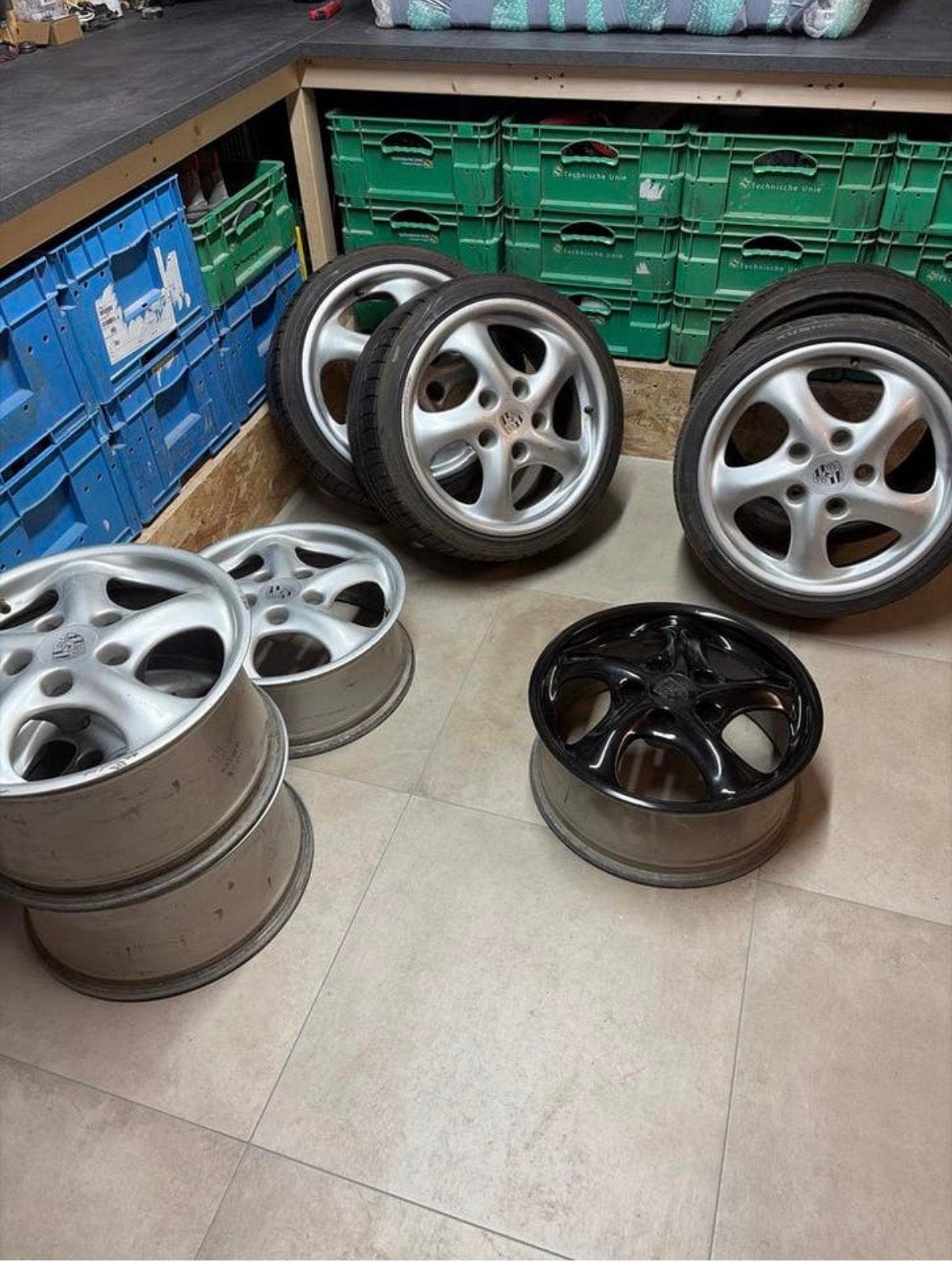 Porche velgen steek 5x130 17 inch, Ophalen of Verzenden