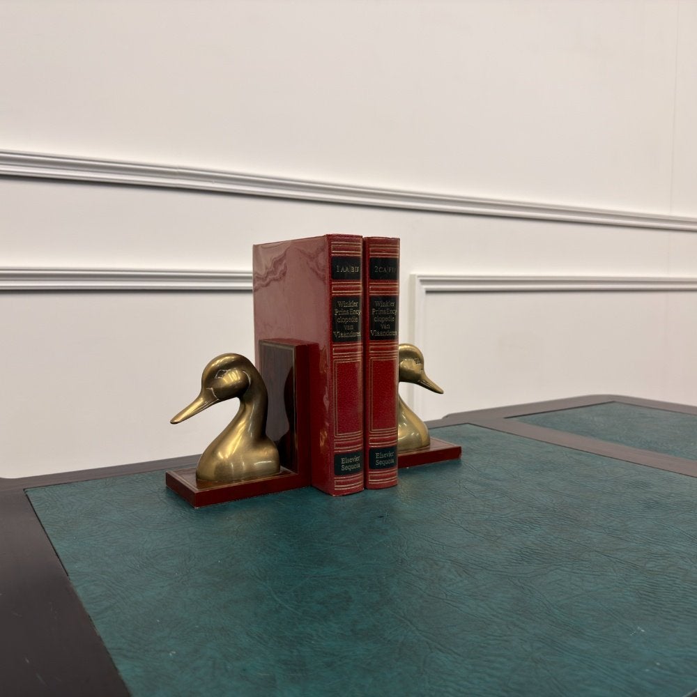 Klassiek Engelse Messing Eenden Boekensteun, Ophalen of Verzenden