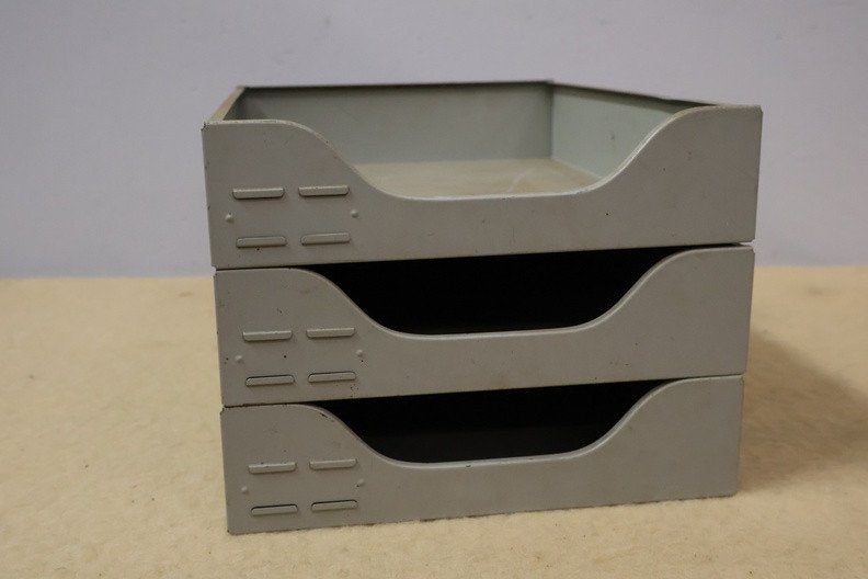 Vintage metalen postbakjes, Ophalen of Verzenden