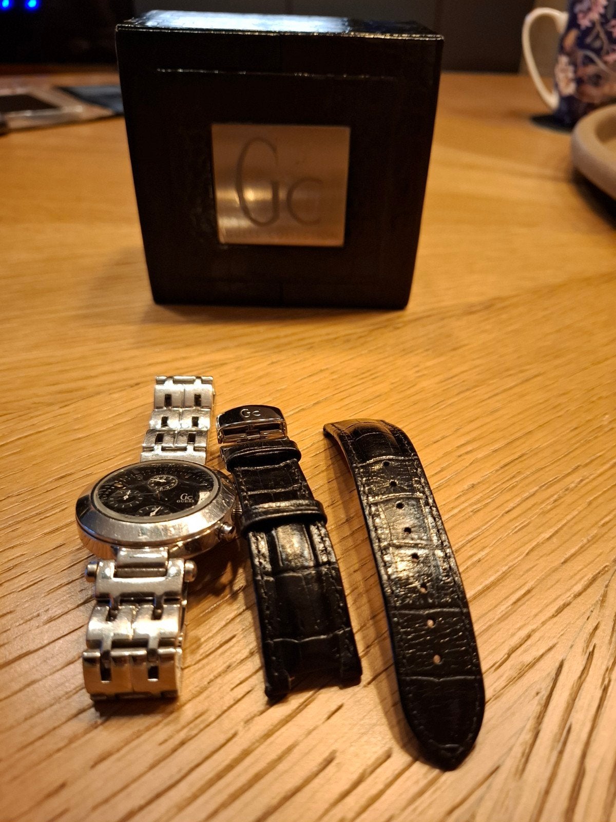 GC Guess horloge, Ophalen, Zo goed als nieuw, Staal, Overige merken